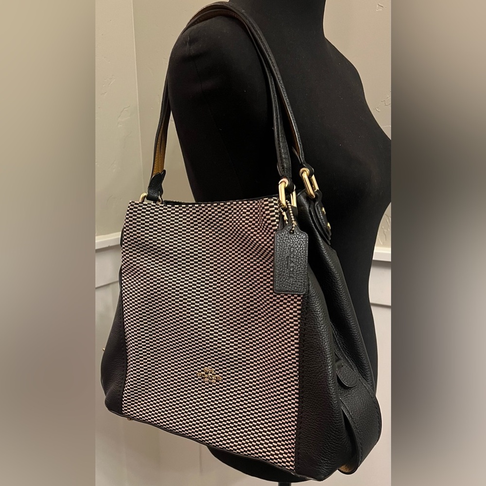 Coach Edie Shoulder Bag 31 With Legacy Print - Picture 2 of 7